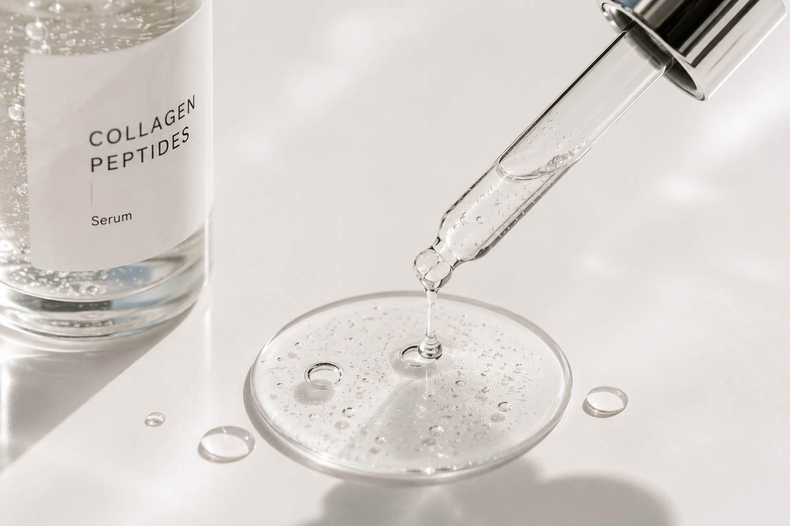 Peptides de collagène : pourquoi sont-ils devenus incontournables dans les sérums anti-âge ? Afbeelding