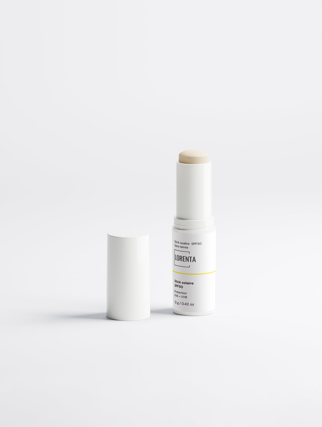 Stick de protection solaire SPF50, sans teinte