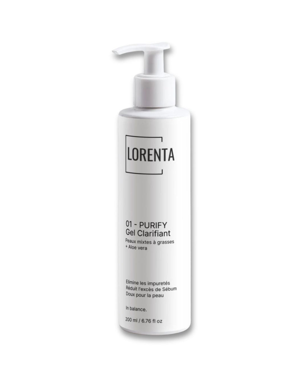 Gel clarifiant naturel pour peaux grasses Lorenta