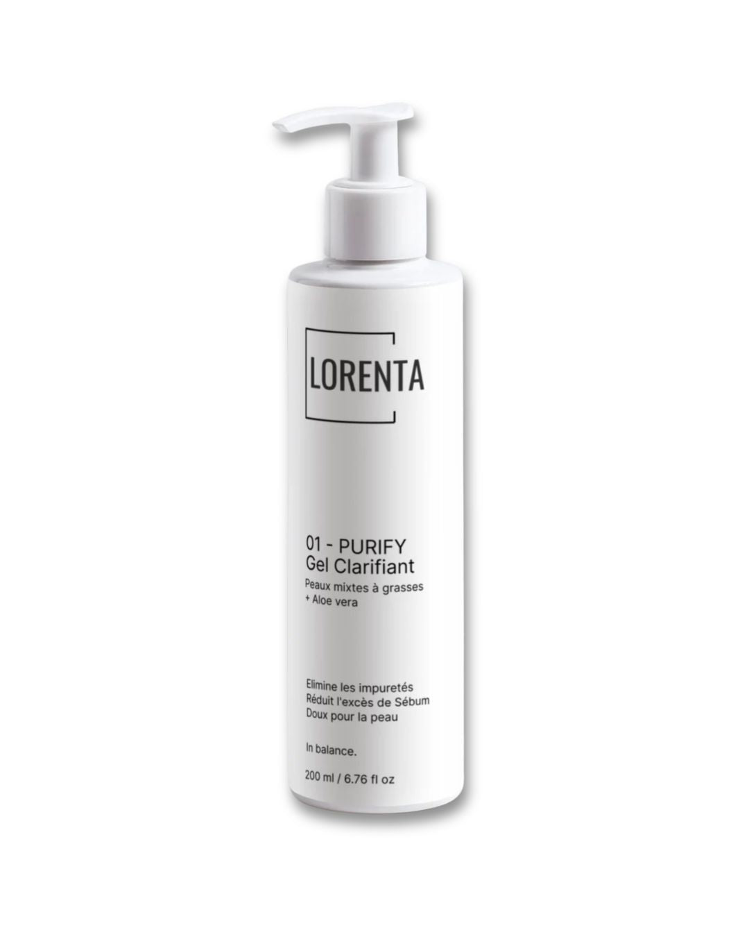 Gel clarifiant naturel pour peaux grasses Lorenta