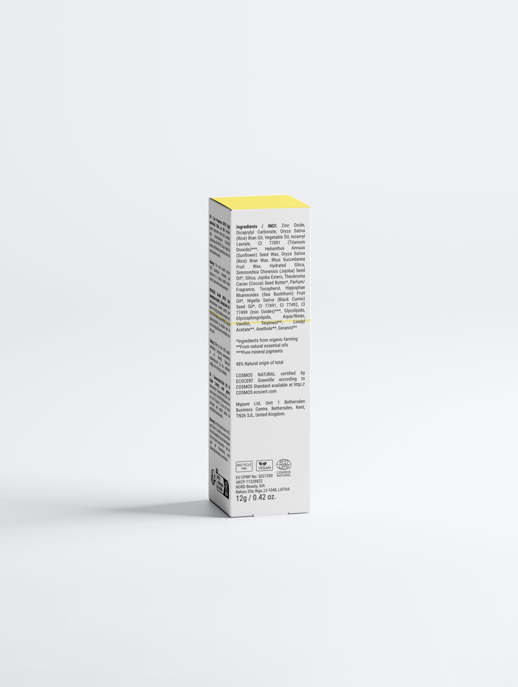 Stick de protection solaire SPF50, sans teinte