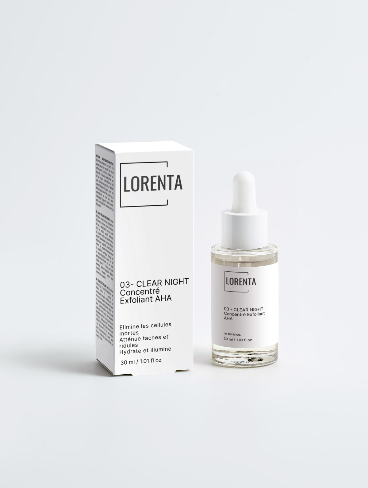 03 - CLEAR NIGHT Concentré Exfoliant AHA